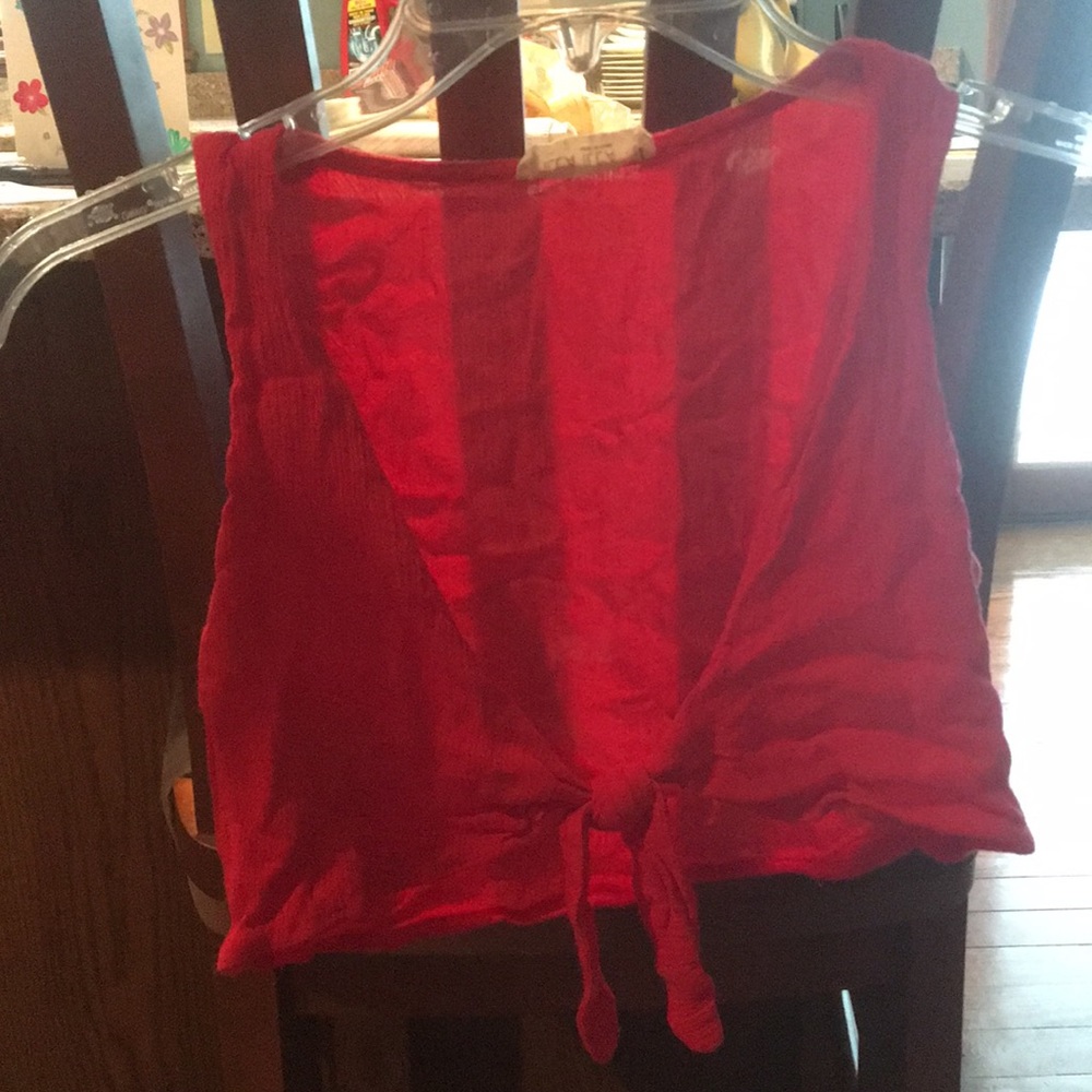 ILLA ILLA red SUPER crop top